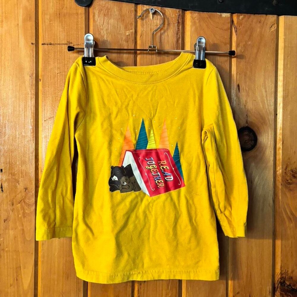 Cat & Jack 2T Kids long sleeve yellow shirt